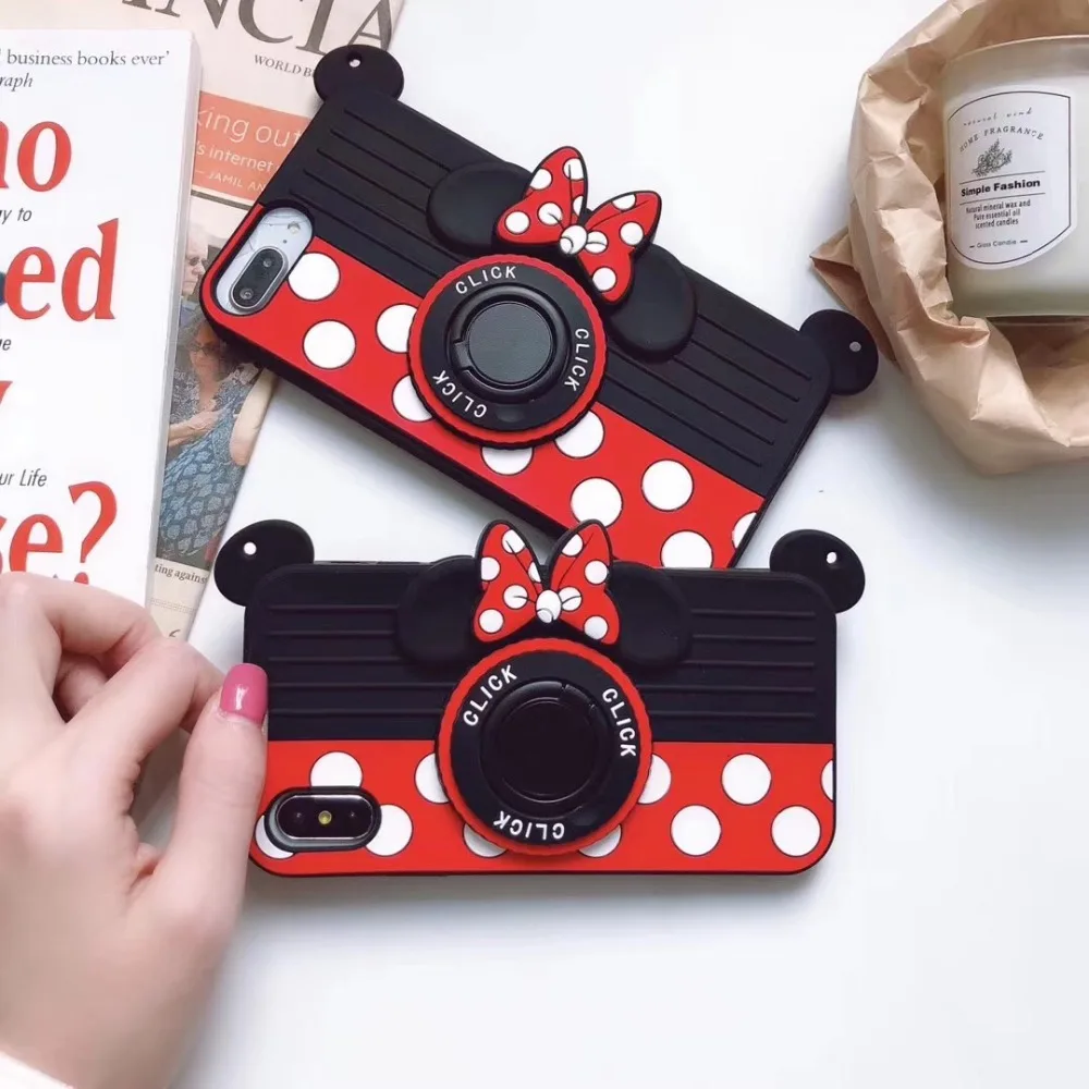 Cute cartoon Mickey for vivo x9 x9sp x20 camera diagonal lanyard vivox21 front x21 rear x23 silicone phone case back cover |