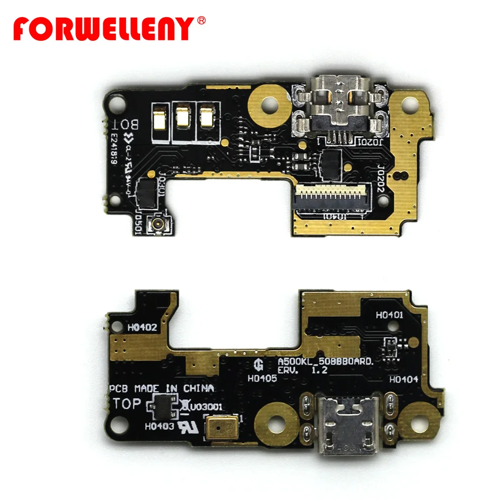 Для ASUS zenfone 5 LTE A500KL USB зарядное устройство Порт PCB Нижняя плата схемы с
