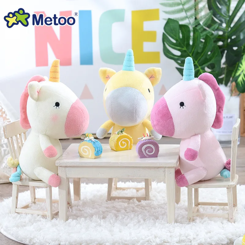 Новые милые плюшевые игрушки Metoo в виде единорога для маленьких девочек