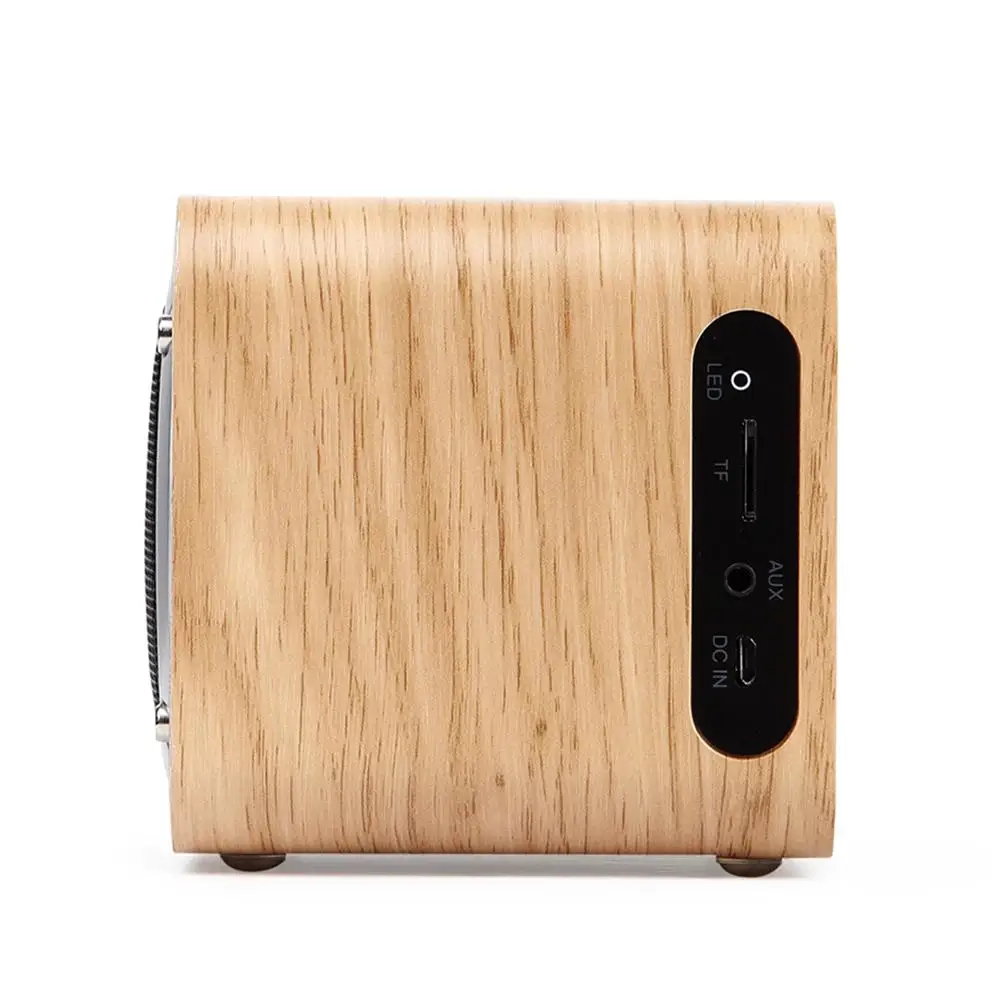 Деревянный Беспроводной Bluetooth Динамик Портативный мини музыке стерео Крытый