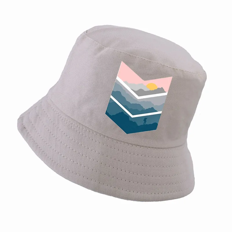 Новые 2019 мужчин Для женщин Мода mountain печатных Рыбак cap Harajuku поп Забавный Панама
