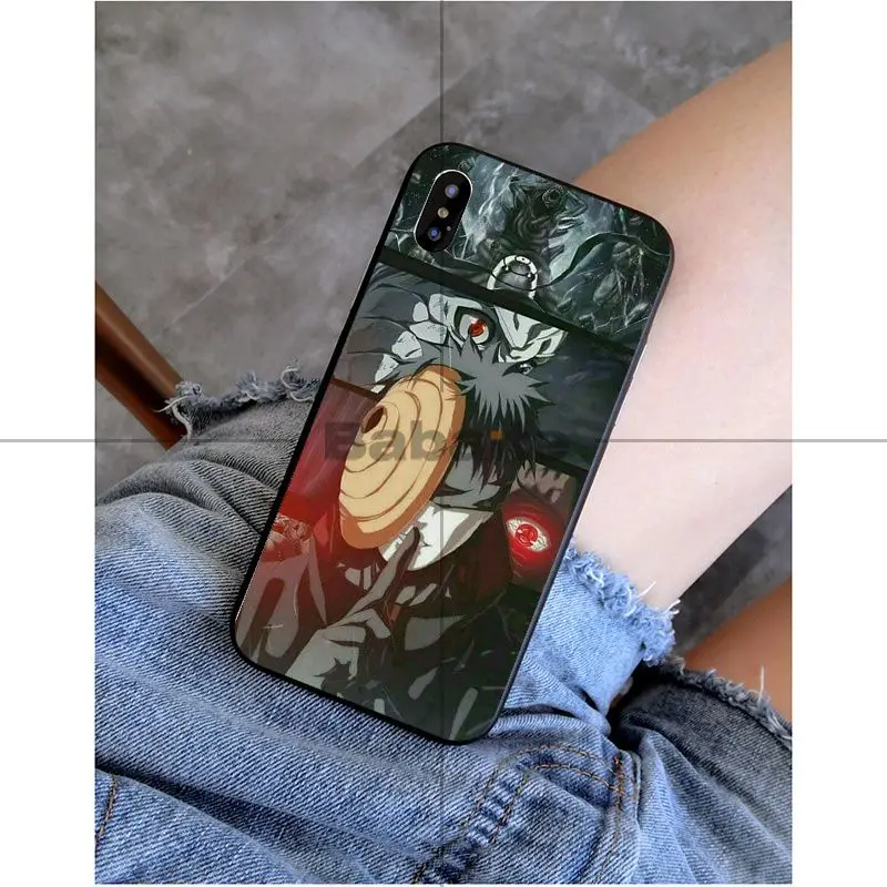 A10 Babaite Naruto Akatsuki Uchiha DIY Окрашенные аксессуары для телефонов Чехол для Apple iPhone 8 7 6 6 S Plus X XS MAX 5 5S SE XR чехол - Цвет: A10
