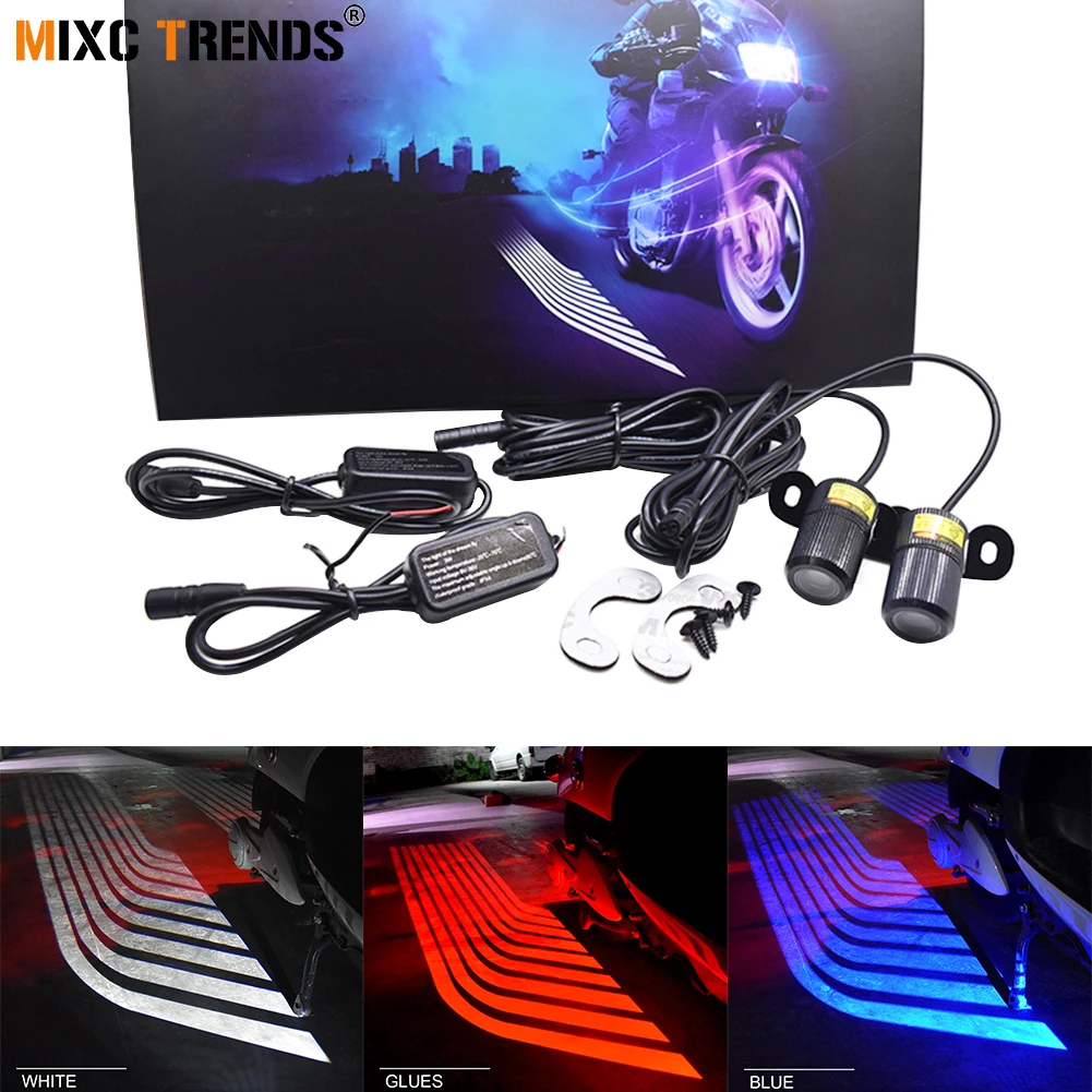 

2Pcs Angel Wings LED Welcome Light 12V Car Door Ghost Shadow Light Auto Projector Car Motorcycle LED Warning Light