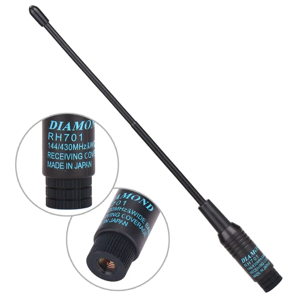 Diamond RH701 SMA Male двухдиапазонная антенна UHF/VHF 144/430MHz для портативного радио TYT Wouxun Yaesu