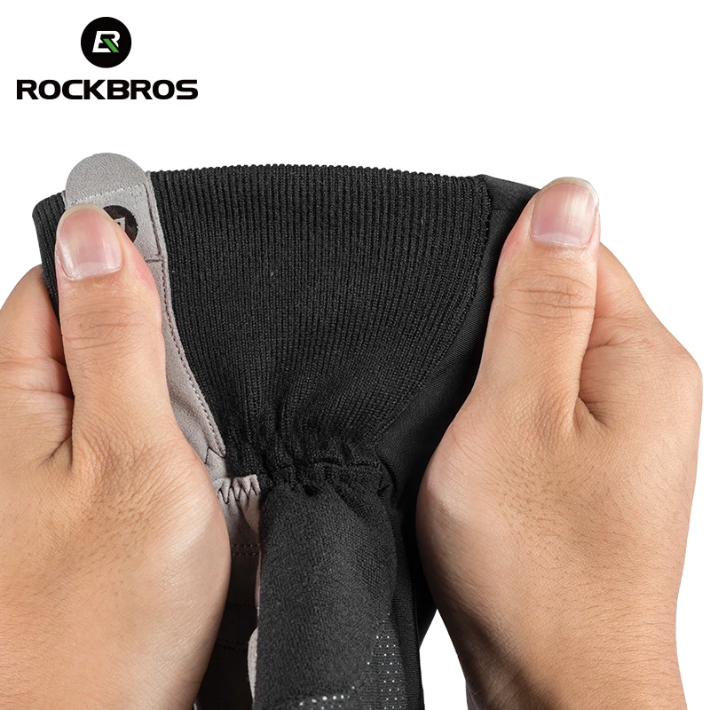 ROCKBROS велосипедные перчатки с губчатой подкладкой теплые унисекс зимние полный