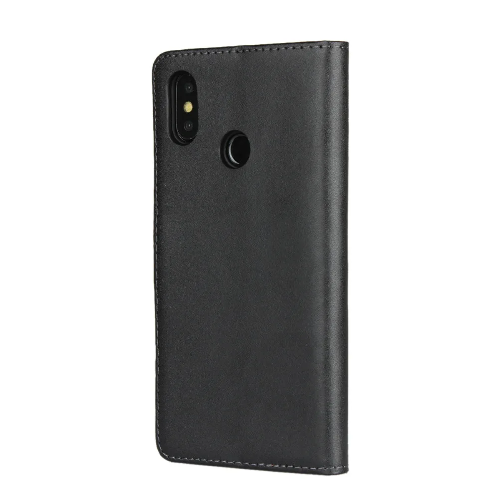 Кожаный чехол кошелек для Xiaomi Mi8 роскошный откидной с магнитной подставкой карт Mi