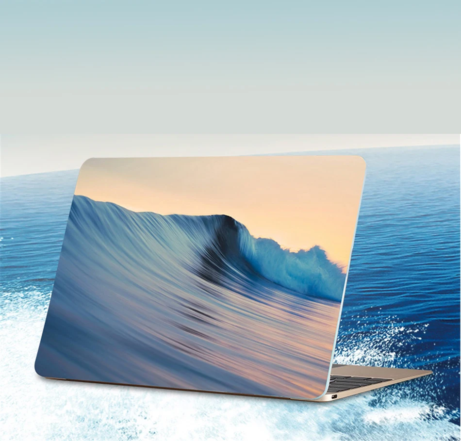 Цветная печать сменная крышка ноутбука ПК Жесткий чехол для MacBook Air Pro retina Touch Bar 12 5