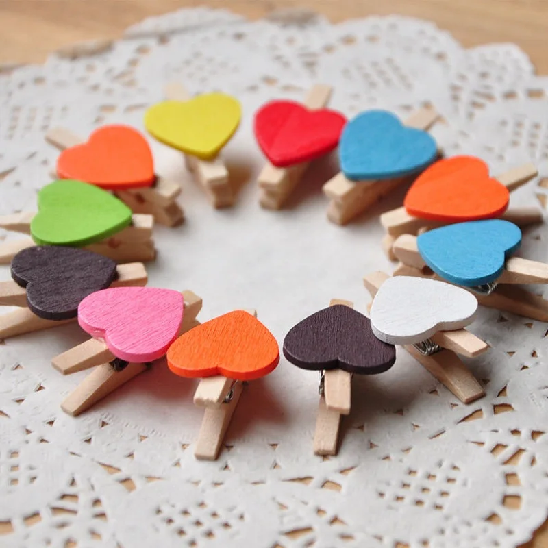 10 шт. деревянные мини зажимы для фотографий|party party party|party craftparty cards |