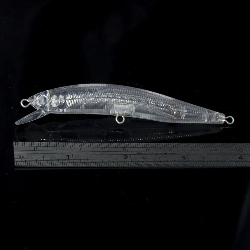 10 шт. пустые жесткие приманки 90 мм неокрашенные рыболовные гольян воблеры