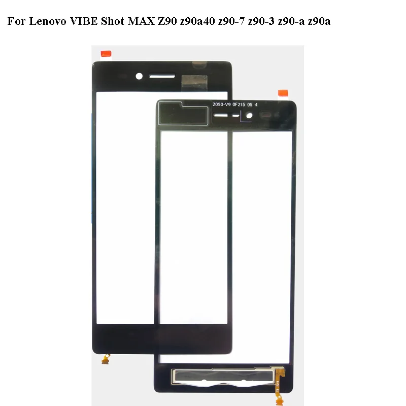 2 шт. для Lenovo VIBE Shot MAX Z90 z90a40 внешнее стекло переднего ЖК экрана сенсорный экран без
