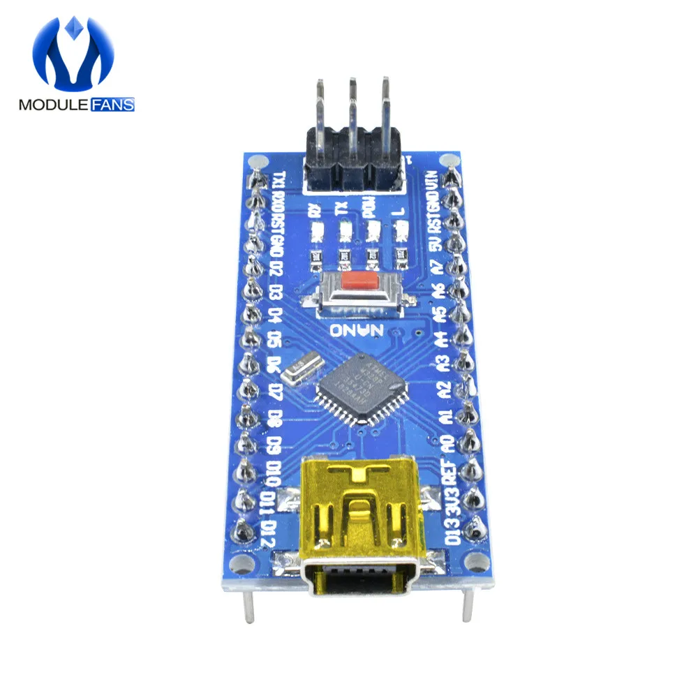 Плата драйвера микроконтроллера NANO V3.0 3 0 CH340 G CH340G Mini USB Atmega328 ATmega328P плата для Arduino 2