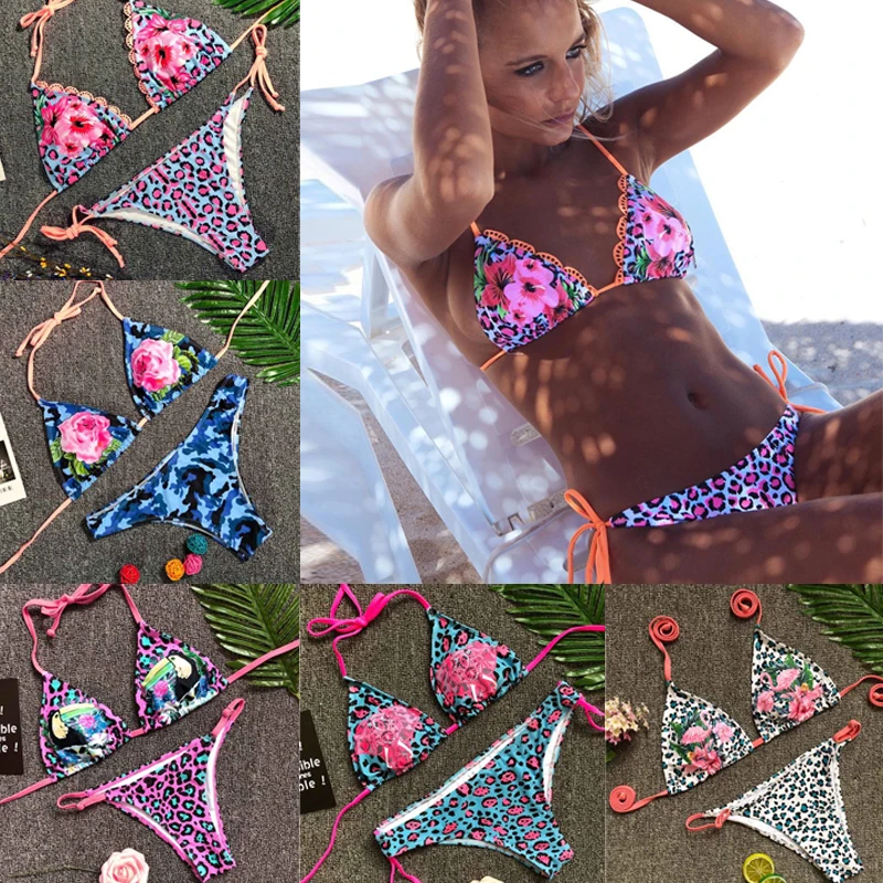 Мини бикини пуш ап купальник женский микро Mujer String Biquine Feminino 2018 купальный костюм