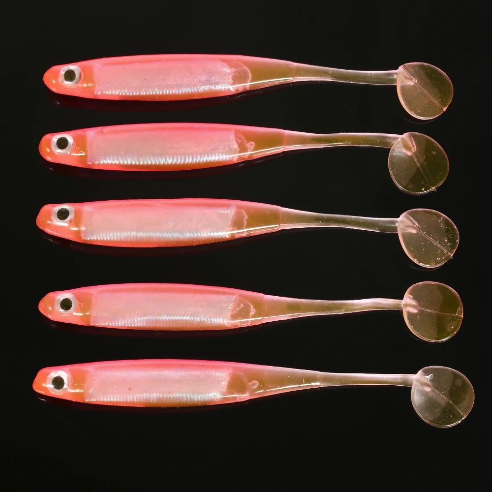 Мягкая силиконовая приманка Lixada 5 шт./лот рыболовная для окуня плавающие приманки