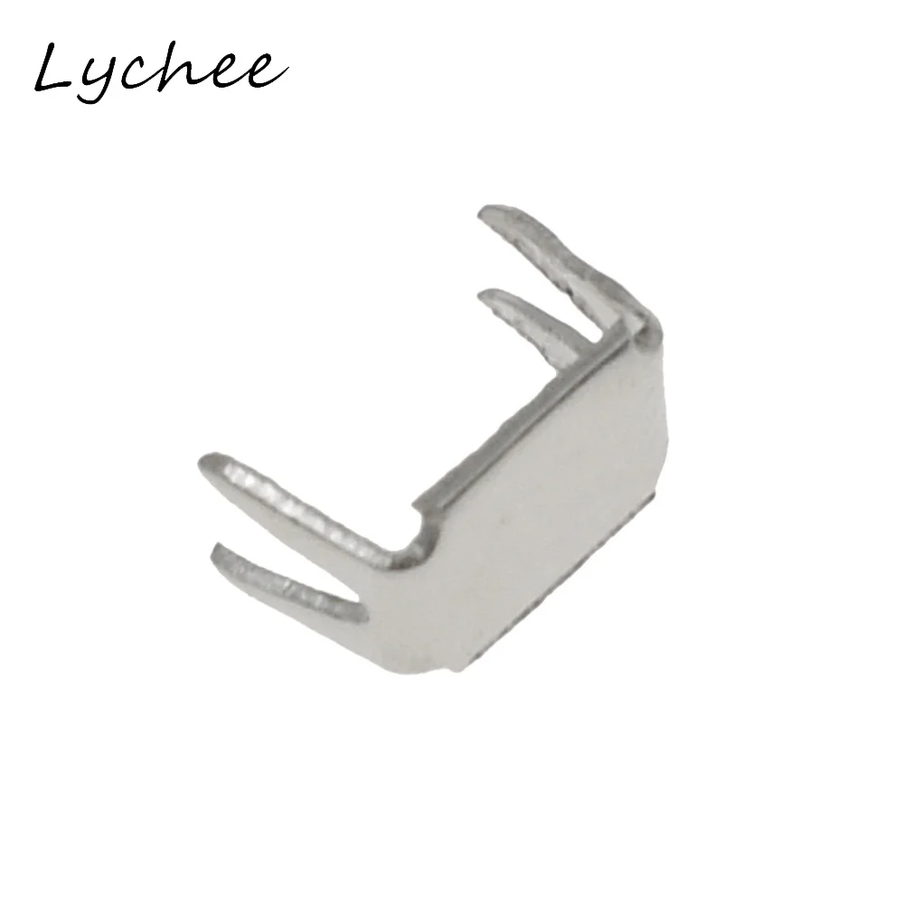 Lychee 3 #5 # классический серебристый цвет металлический Железный Замок на молнии