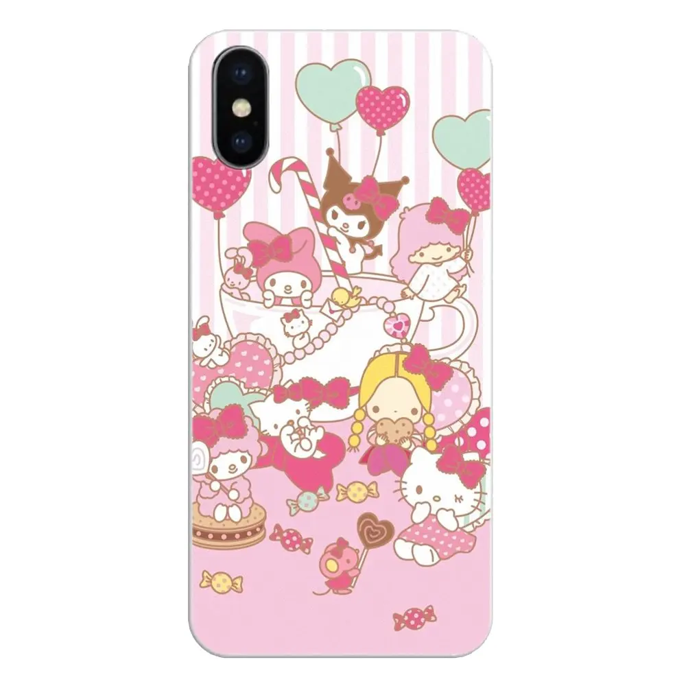 Розовый мультфильм My Melody little Две звезды узор Мягкая обложка для huawei P20 Lite Nova 2i 3i 3 GR3
