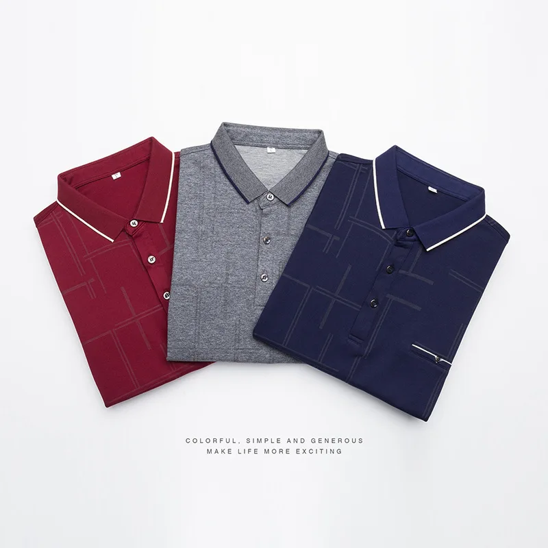 Топы высокого качества Solide couleur Hommes Polo3DBroderie Polo повседневные футболки поло hiver hommes