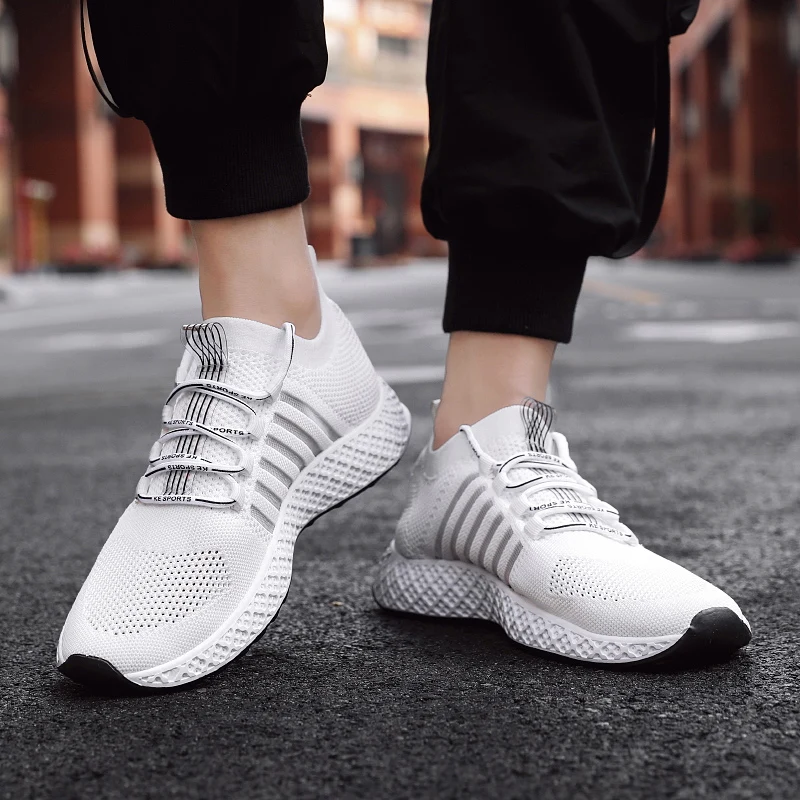 Men Running Shoes Breathable Outdoor Sports Lightweight Sneakers for mens Comfortable Athletic Training Footwear 2019 new | Обувь