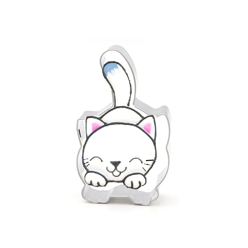 4 вида формы для печенья из нержавеющей стали в виде кошки резак форма конфет и