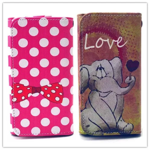 Painting Leather Protect Phone Cases For Intex aqua Dream With Card Wallet And Slot Back Cover |
