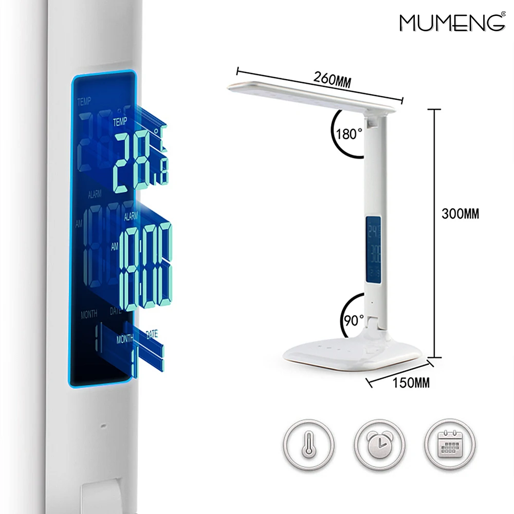 Светящийся &quotmumeng&quot Настольная лампа с USB и штепсельная вилка европейского