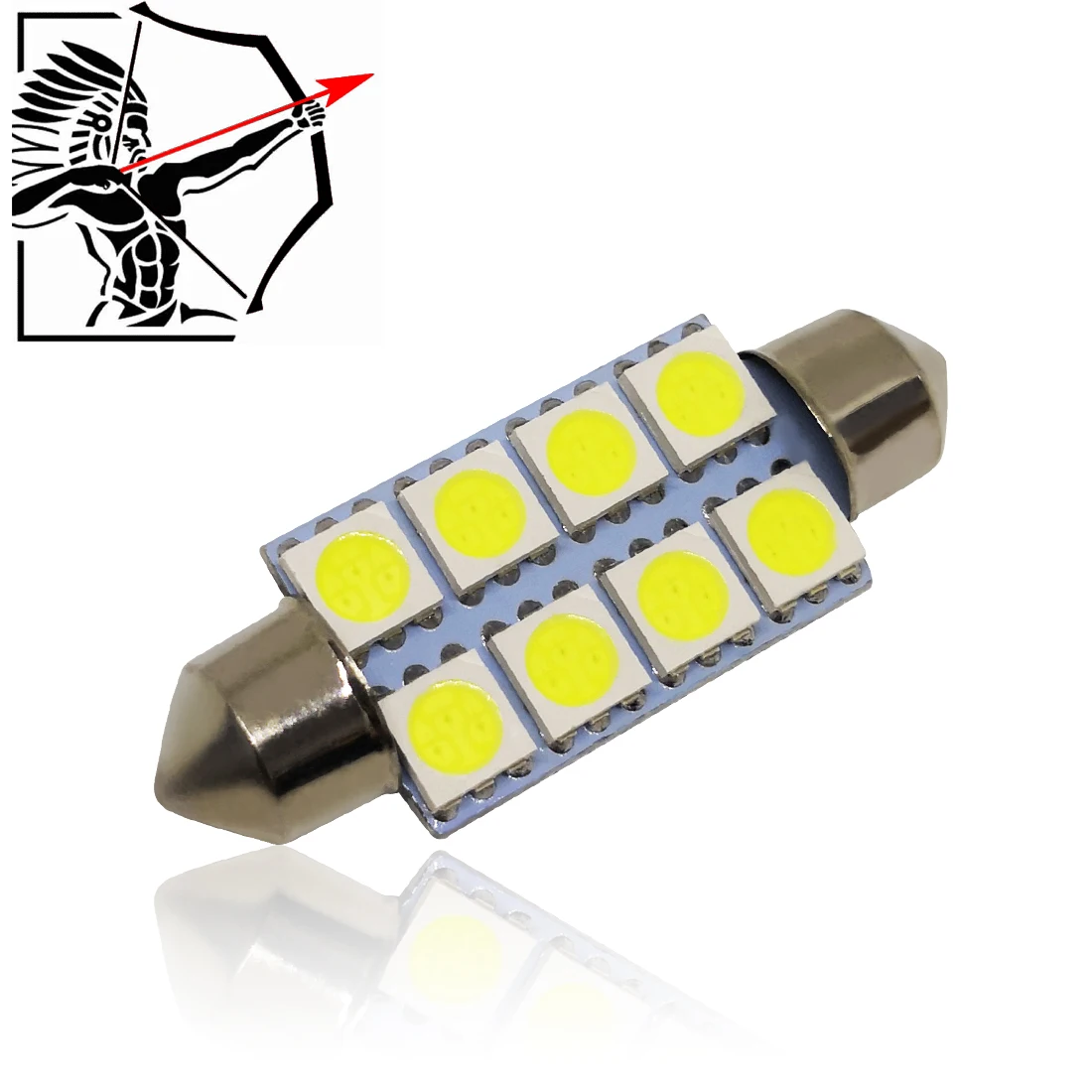 4 шт. идеальный светодиодный автомобильный фестонный 31 мм 41 5050 8SMD 12V C5W