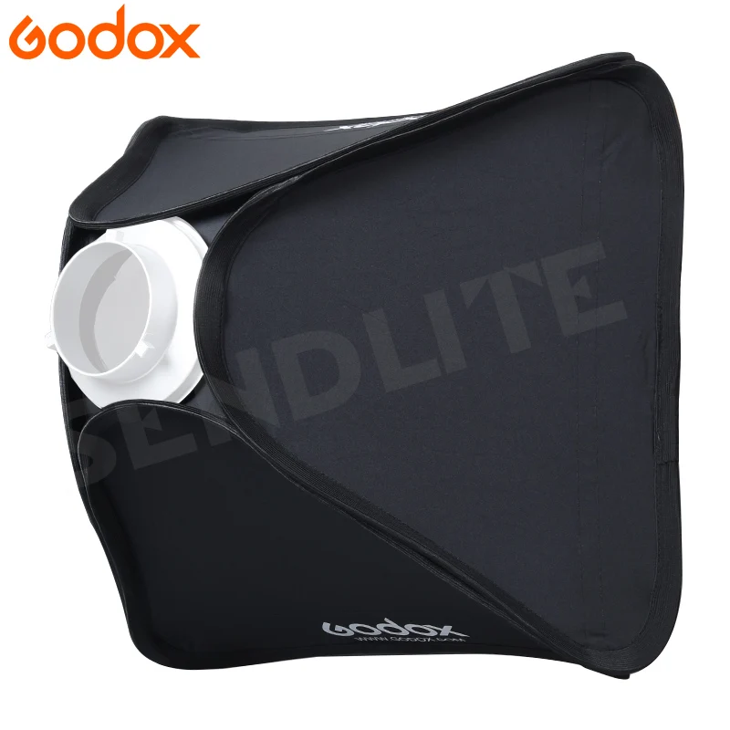 Софтбокс для фотостудии Godox 60*60 см рассеиватель светильник вспышки Speedlite без