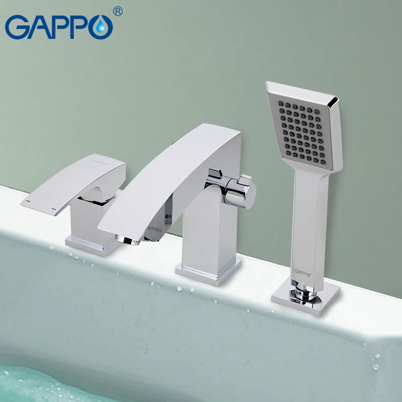 Gappo смесители для ванной комнаты комплект из 3 предметов ручной душ