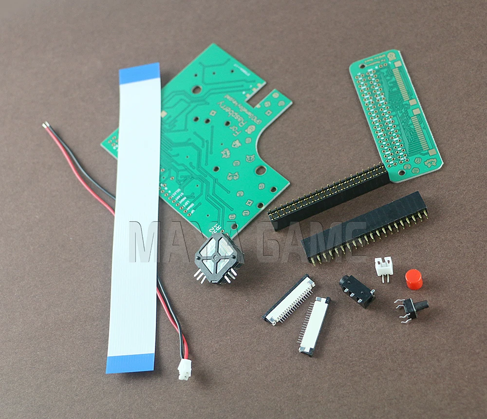 Новый DIY 6 кнопками доски PCB переключатель разъем провода комплект для Raspberry Pi GBZ Game