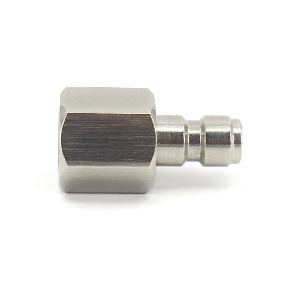 PCP ВВС Пейнтбольного ружья Quick гнездовой разъем 1/8BSPP 1/8NPT M10x1 Нержавеющая сталь