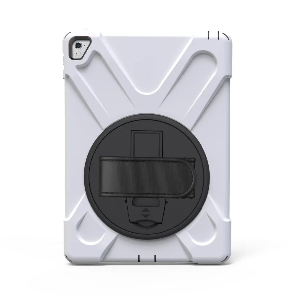 Ручной ремешок чехол для iPad Pro 9,7 Heavy Duty силиконовый PC резиновая подставка кожаный чехол для iPad Air 3 A1673 A1674 A1675 чехол