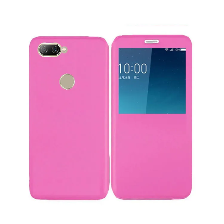 KIYLCZXYCM для huawei P Smart Case оригинальный вид окна флип кожаный чехол на enjoy 7 s 5 65 дюймов
