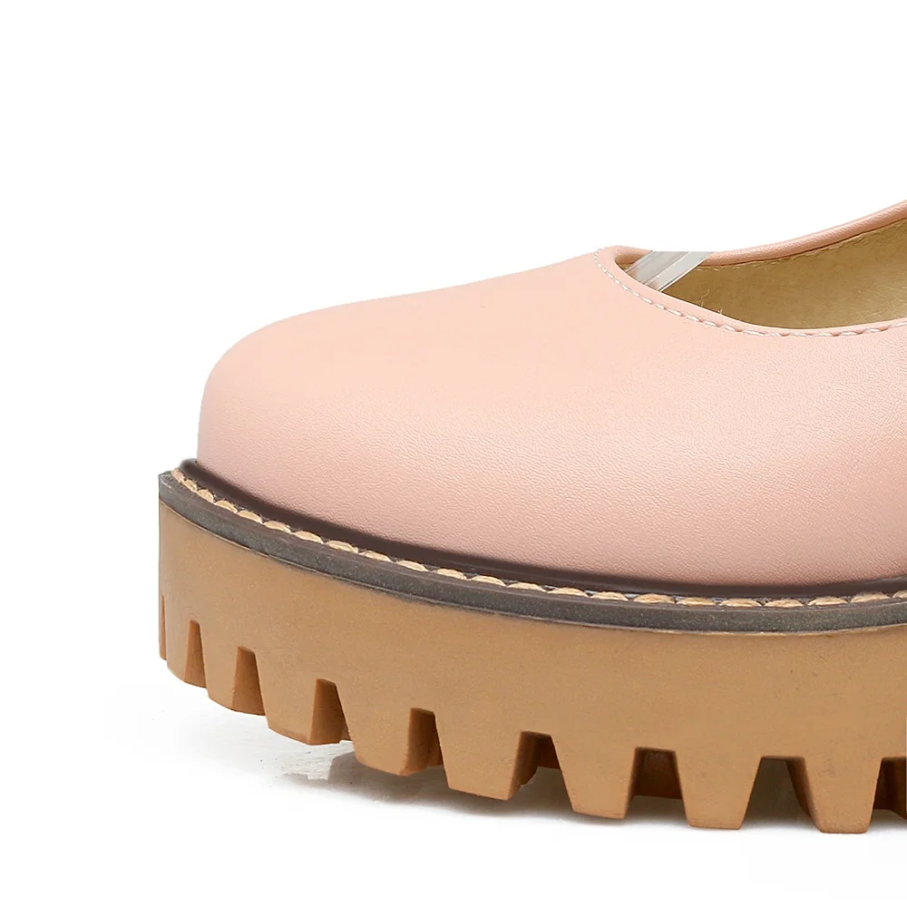MORAZORA/Большие размеры 34-43 обувь mary janes женская модная на платформе женские