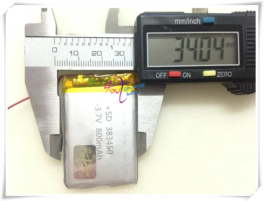 Литий полимерная батарея 383450 800 мАч бэтти оригинальный аккумулятор с защитой