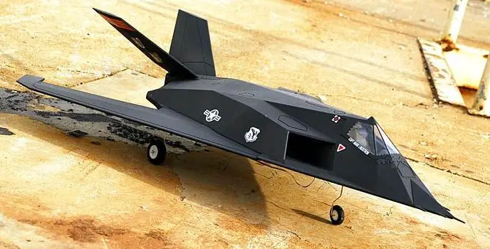 EPS64mm большой фиксированный крыло воздуховод самолет F-117 истребитель стелс атака машина бесщеточный 8 каналов 2,4G дистанционное управление