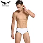 Трусы-брифы мужские nkd, 100% хлопок, цветное нижнее белье, пикантное нижнее белье для мужчин, классические белые