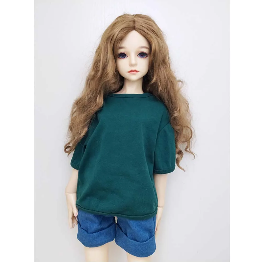 Bjd ткань рубашка и топ короткие штаны пальто для 1/3 1/4 1/6 SD кукла много цветов Checker