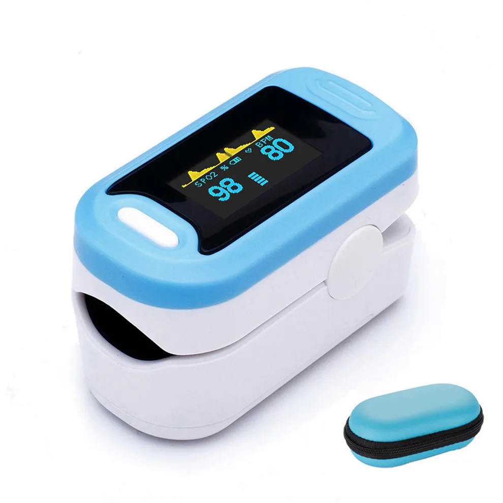 Blue and Long box Loodom кислородный монитор OLED пульсоксиметры палец однопальцевой пульсовой оксиметр прибор для измерения давления pulso de dedo - Цвет: Blue and Long box