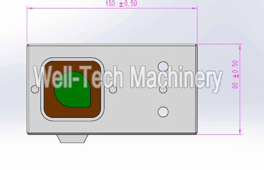 Индивидуальное специальное круглое отверстие с наконечником штамповочная