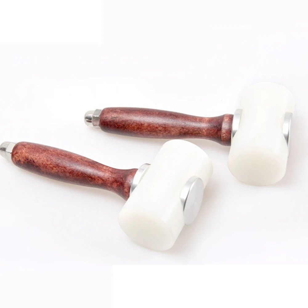 DIY leather craft stamping punch hammer hand tool |