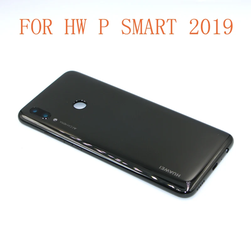 P Smart 2019 задняя крышка батарейного отсека корпус со средней рамкой для Huawei POT-LX3
