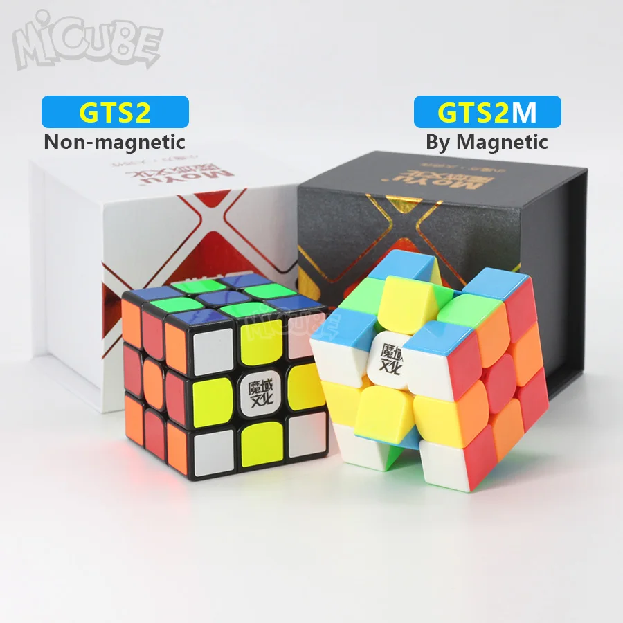 Магнитный кубик Moyu WeiLong GTS V2 3X3X3 магические кубики 3x3x3 скоростной головоломка Weilong