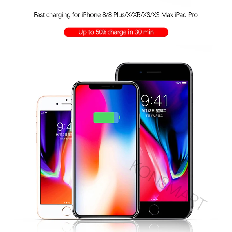 Konsmart 18 Вт PD быстрое зарядное устройство для Apple iPhone 11 pro 8 Plus XR XS Max подлинный usb type C