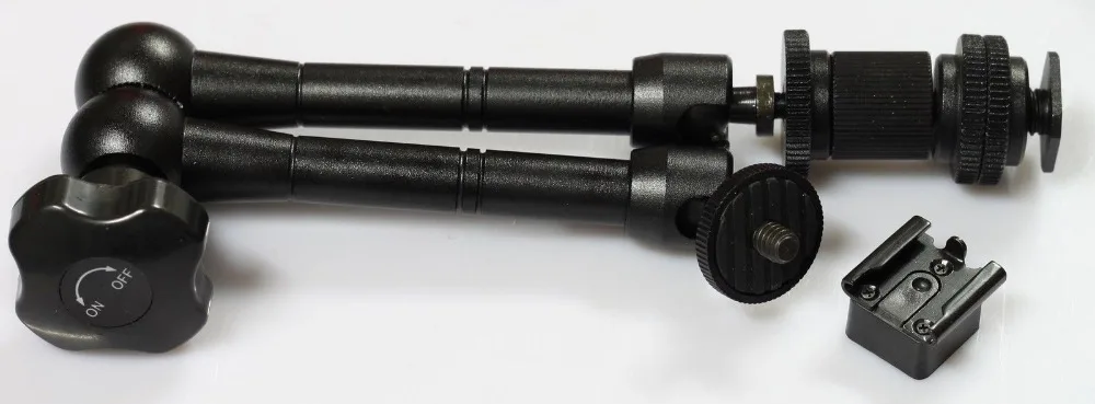 

New 11" Articulating Magic Arm with Hot Shoe Base for LCD Field Monitor flash