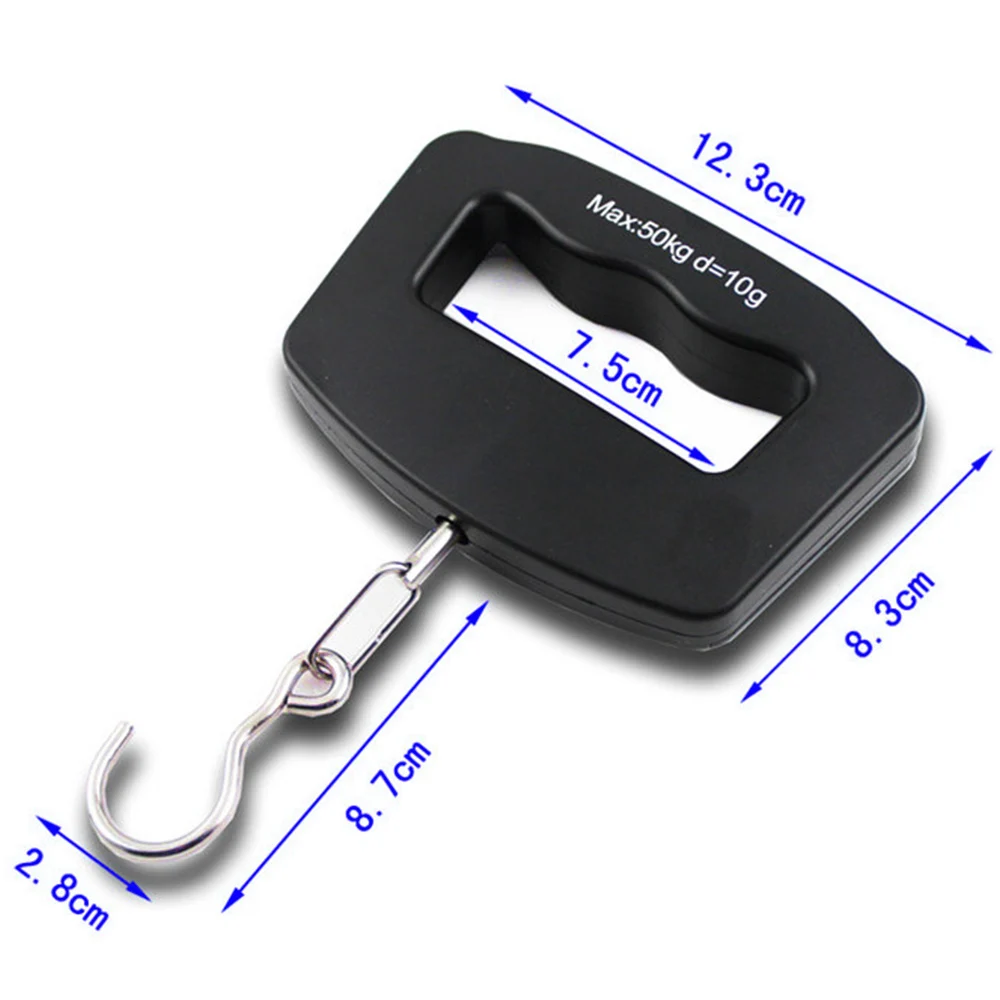 

Home High-strength and solid mini handheld LCD digital fishing device, hanging electronic scale pocket hook