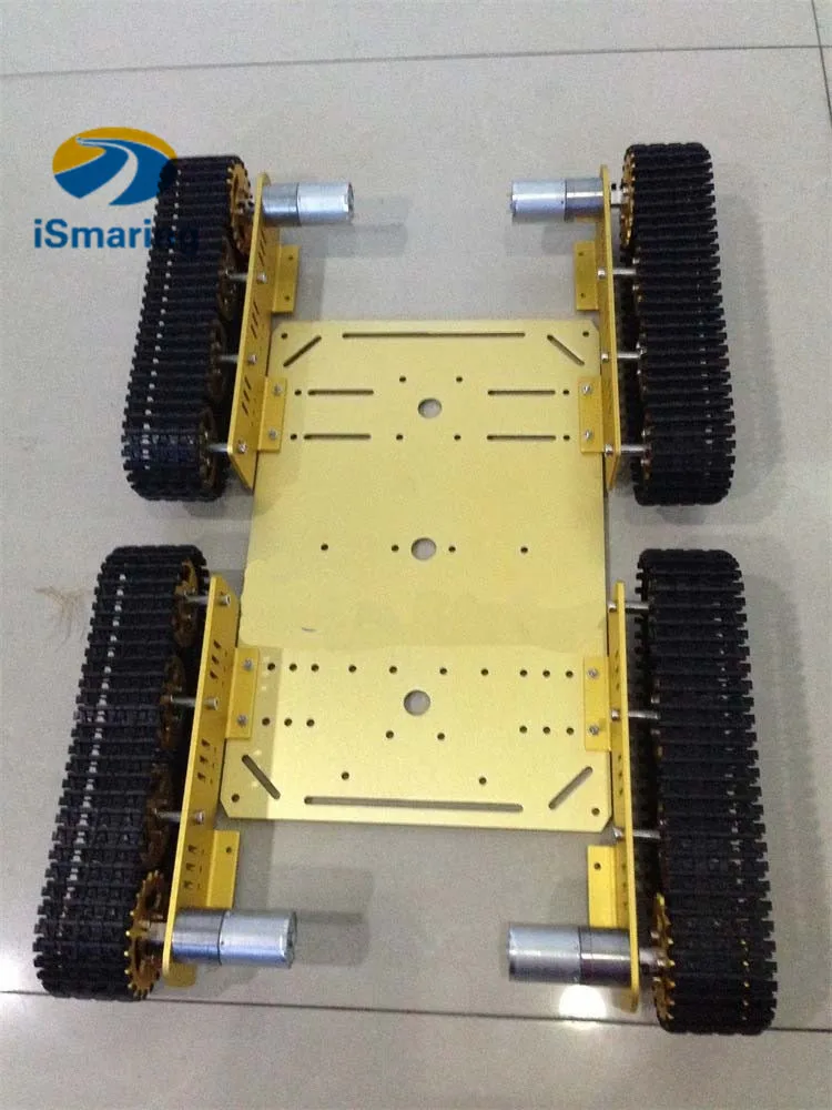 T600 4WD металлический робот-цистерна шасси из алюминиевого сплава большой