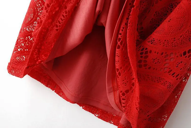 Женское кружевное платье черное красное повседневное винтажное 2019|vestido feminino|women