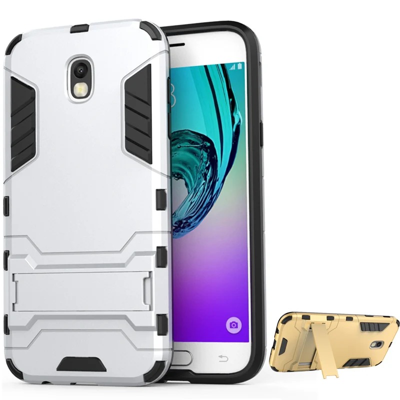 2 в 1 Жесткий ПК + Мягкий силиконовый прочный резиновый чехол с подставкой для Samsung