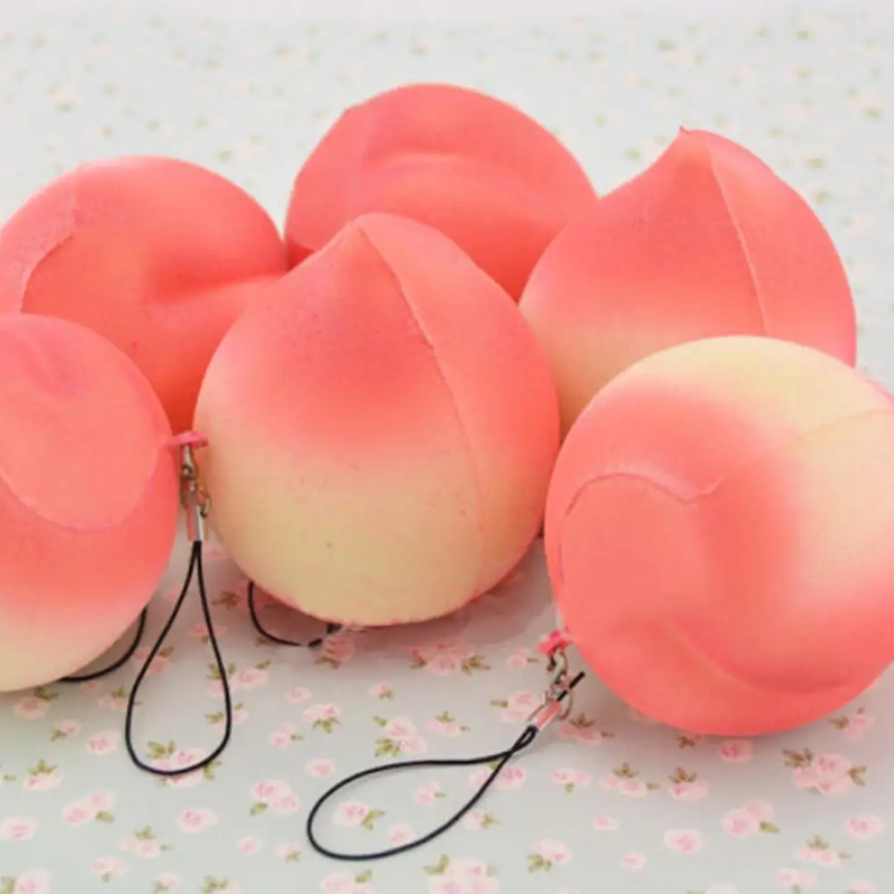 1PCS Colossal Peach Squishy Slow Rising Cream Scented Kids Toy Present Bag Accessories New Arriva |