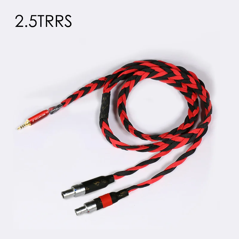 Venture Electronics Basic Black litz HD800 hd8xx 2 5 мм 4 сбалансированный кабель для наушников|headphone