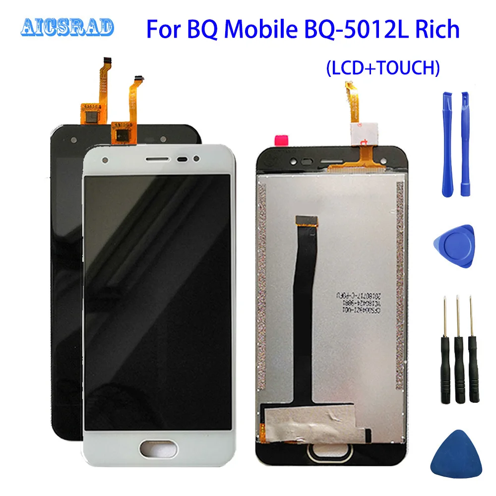 " сенсорный экран для BQ-5012L BQ-5012 BQ 5012 BQ5012 5012L ЖК-дисплей с сенсорной панелью дигитайзер Сенсорная линза стекло